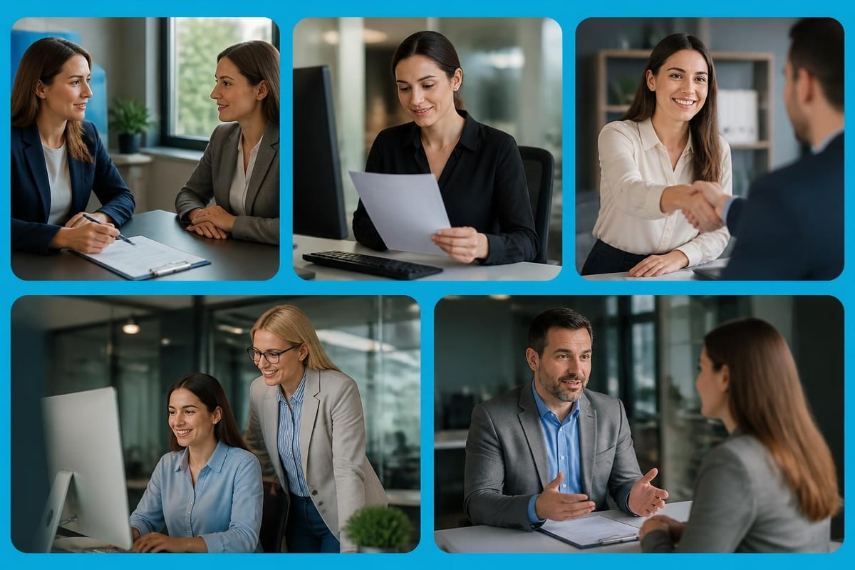 Administrative temp agency workflow