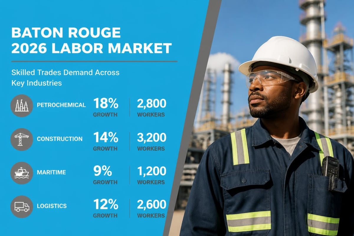 Baton Rouge industrial staffing trends